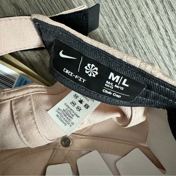 Nike Dri-fit Club Cap Adjustable Hat Adult Unisex Size M/L Light Pink - Picture 7 of 8